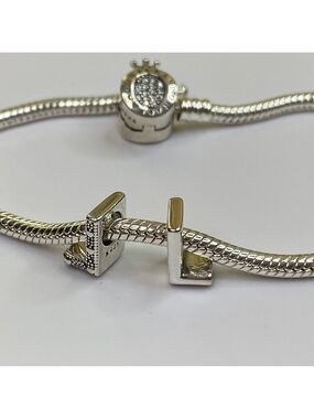 Sterling Silver Letter L Charm
